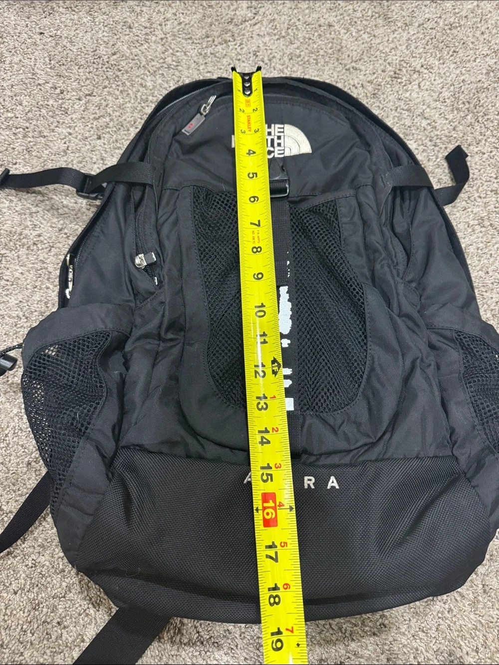 The North Face Amira Black Hiking Backpack Daypack Travel Bag